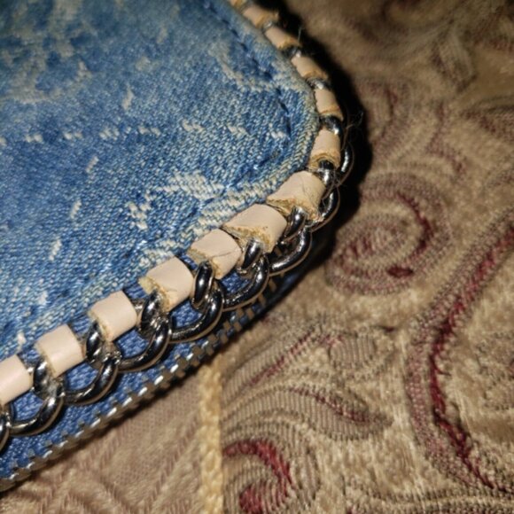 GUC - Blue Denim Guess Handbag + Matching Wallet - Picture 15 of 15